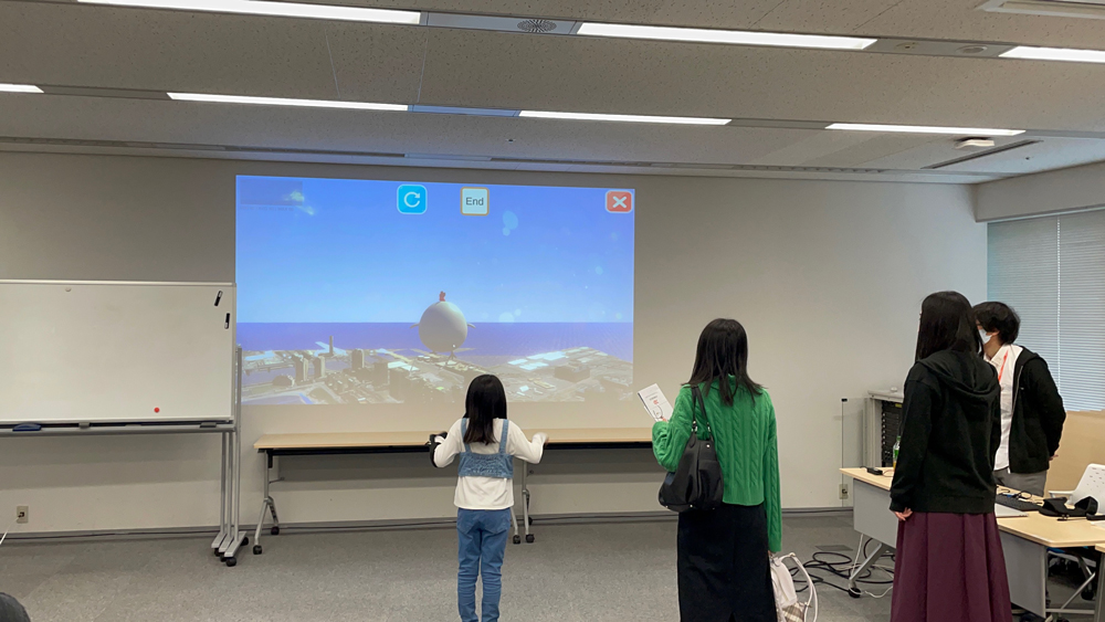 「FamilyDay」での「メタバース体験」の様子